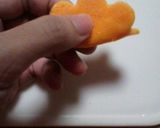 オレンジ色のお花＆トマップル作り方4写真