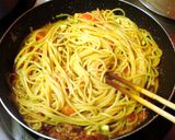 105円いわしのトマト煮缶でパスタ作り方6写真
