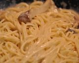 アンチョビとエリンギのクリームパスタ作り方9写真