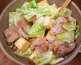 豚バラキャベツと厚揚げの旨塩レモン🤩作り方5写真