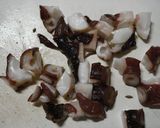 トマトとタコのソテー作り方1写真