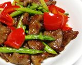 ✿牛肉とアスパラのオイスターソース炒め✿作り方9写真