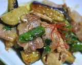 茄子と大葉の肉味噌炒め作り方5写真