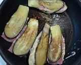 なすびのチーズベーコン挟み焼き!作り方7写真