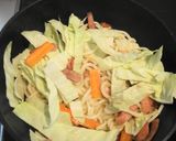 一味違うパリ感のある焼きうどん作り方4写真
