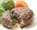 食感が楽しい！蓮根入りハンバーグ作り方9写真