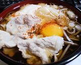 ✿アツアツおつゆの豚蕎麦✿作り方4写真