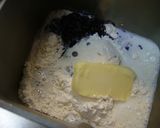 ＨＢで♪ブルーベリーのミルク食パン。作り方1写真