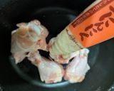 すき焼きのもとで手羽中を炊く作り方1写真