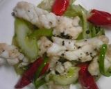イカとセロリのペペロンチーノ作り方9写真