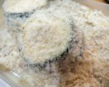 ズッキーニの豚こま肉挟み揚げ作り方5写真