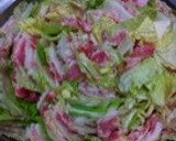 豚肉と白菜の重ね蒸し・もやし鍋作り方3写真