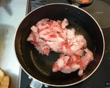 保温鍋で牛スジ煮込み作り方1写真