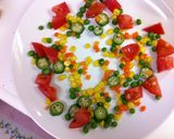 ちょっぴりの野菜とバケットでパンサラダ作り方5写真