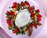 ちょっぴりの野菜とバケットでパンサラダ作り方8写真