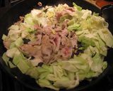 キャベツと豚肉の味噌炒め作り方2写真