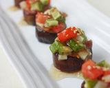 焼きなすのぴり辛夏野菜ジュレのせ。作り方4写真