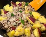 簡単夕飯弁当☆厚揚げとさつま芋のまろやか味噌炒め作り方5写真