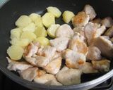 鶏むね肉のみそマヨ焼き　じゃがいも入り♪作り方5写真