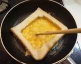 朝ごはんに☆チーズ＆エッグトースト作り方4写真