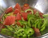 ルビーグレープフルーツの素麺サラダ作り方3写真