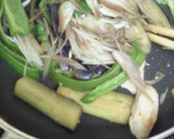 夏野菜と鶏肉のゆずこしょう炒め作り方4写真