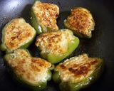 ピーマンの肉詰め＊とり挽き肉で作り方5写真