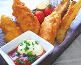 米粉でフィッシュアンドチップス作り方9写真