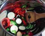 ゴーヤと夏野菜のカレー作り方10写真