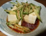 豆腐ときゅうりの中華風サラダ作り方4写真