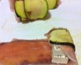 生ハムチーズのくるくるズッキーニ巻♪作り方4写真