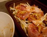 シリコンスチーマでぷりぷり鶏ももナムル風作り方3写真