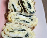 自家製らっきょう入りの卵焼き作り方4写真