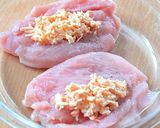 むね肉のオリーブブルスケッタ、パン粉焼き作り方4写真