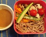 ランチや夜食！ごま味噌だれ☆冷しゃぶ蕎麦作り方7写真