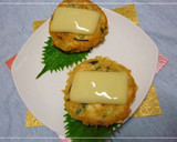 チーズ　on　たらこ＆はんぺんの卵焼き作り方7写真