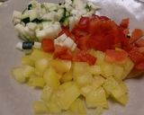 かわりだねおつまみ１　夏野菜のゼリー作り方2写真