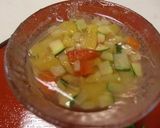 かわりだねおつまみ１　夏野菜のゼリー作り方5写真
