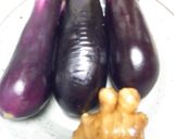 なすのフライパン焼き生姜のせ!作り方1写真