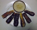 なすのフライパン焼き生姜のせ!作り方5写真