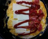 トマトとチーズのオムレツ簡単♪朝作り方2写真