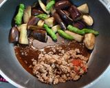 自家製鶏そぼろで簡単ナスのピリ辛炒め作り方4写真