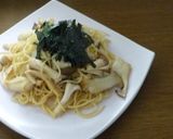 舞茸の和風パスタ❤レモンバター醤油風味✿作り方6写真