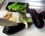 翡翠茄子とサーモンパテの寒天よせ作り方1写真