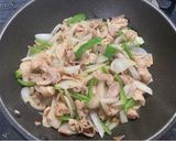 酢を入れて少しさっぱりの肉野菜炒め作り方6写真
