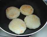 焼きおに野沢菜チーズサンド♪作り方1写真