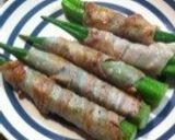 巻いて焼くだけ☆オクラの豚バラ巻き作り方3写真
