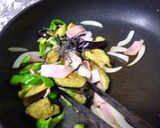 ロースハムと野菜の和風炒め　チーズ風味作り方5写真