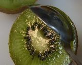 キウイフルーツの食べ方♪スプーンでクルっ作り方4写真