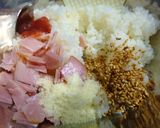 ロースハムの和風おにぎり作り方2写真